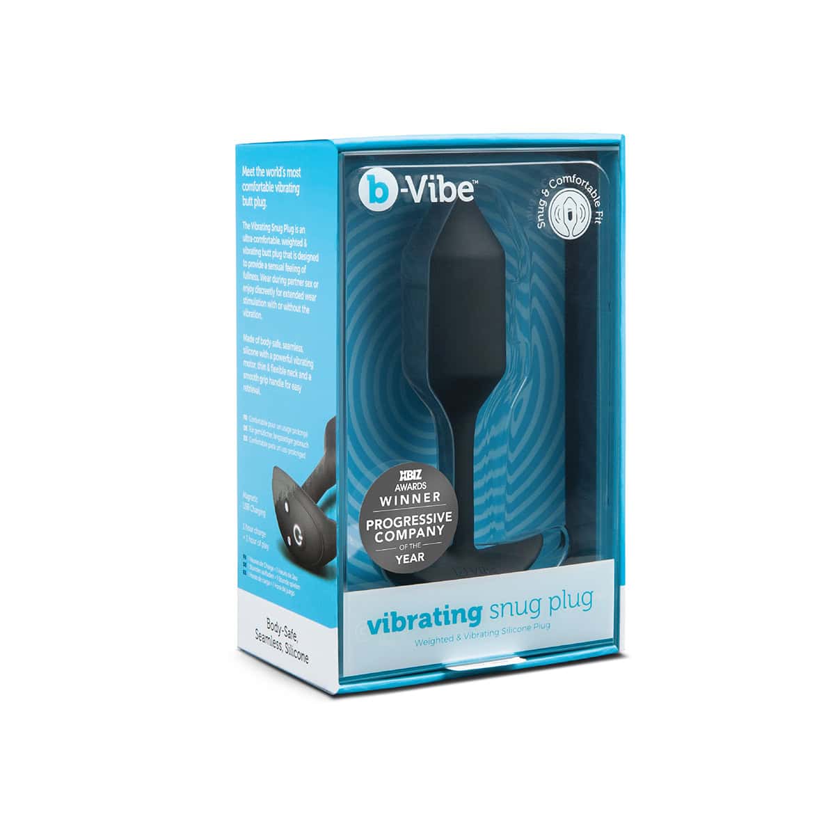 Buy a B-Vibe Vibrating Snug Plug 2 M  Black vibrator.