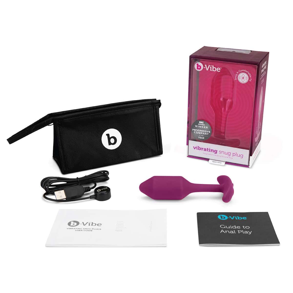 Buy a B-Vibe Vibrating Snug Plug 2 M  Rose vibrator.