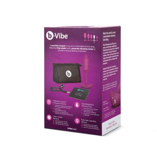 Buy a B-Vibe Vibrating Snug Plug 2 M  Rose vibrator.