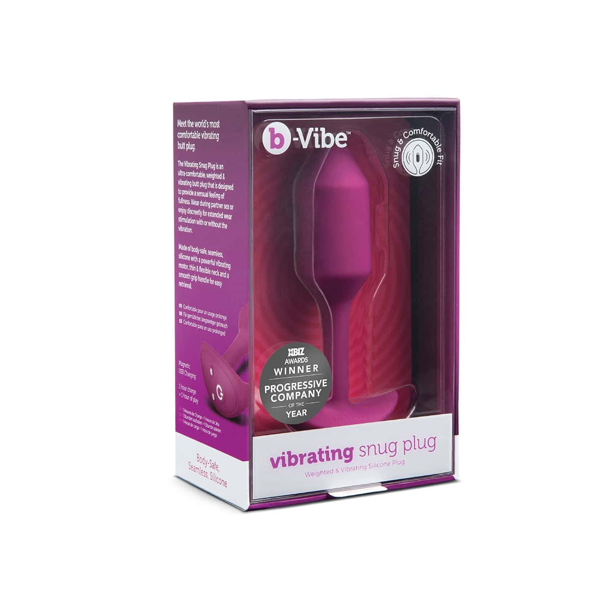 Buy a B-Vibe Vibrating Snug Plug 2 M  Rose vibrator.