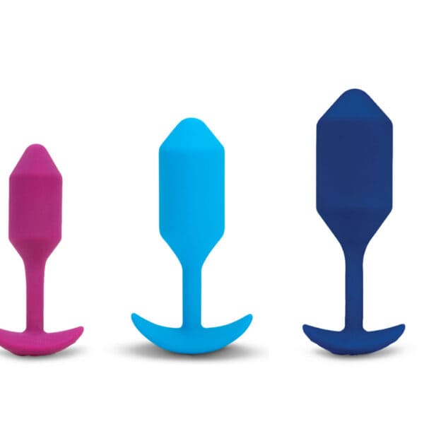 Buy a B-Vibe Vibrating Snug Plug 3 L  Blue vibrator.