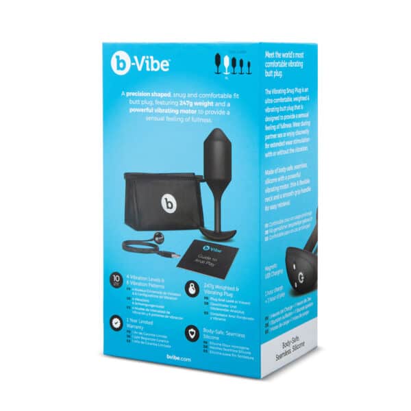 Buy a B-Vibe Vibrating Snug Plug 4 XL  Black vibrator.