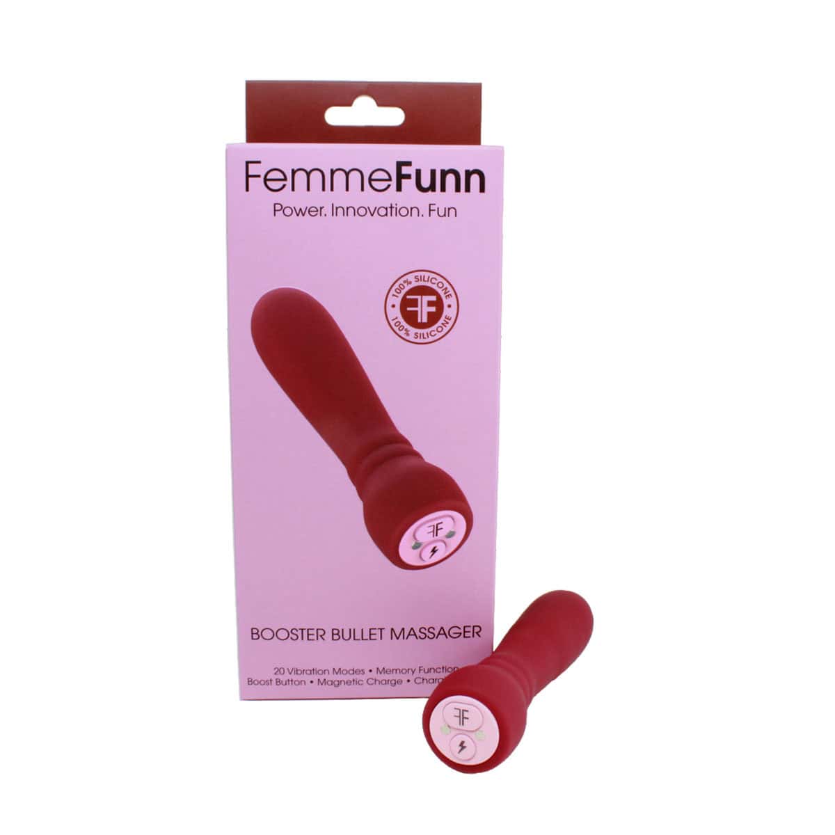 Buy a Femme Funn Booster Bullet Maroon vibrator.