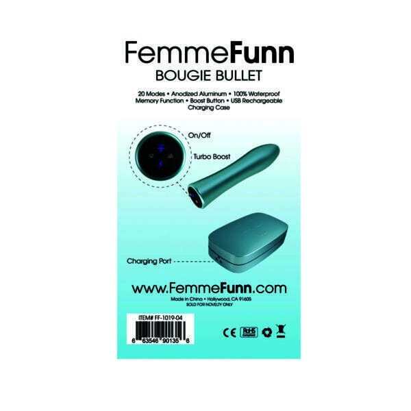 Buy a Femme Funn Bougie Bullet  Blue vibrator.