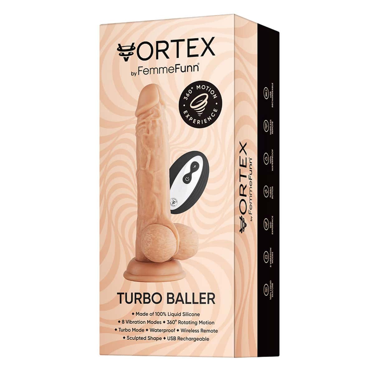 Buy a Femme Funn Wireless Turbo Baller  Cream vibrator.