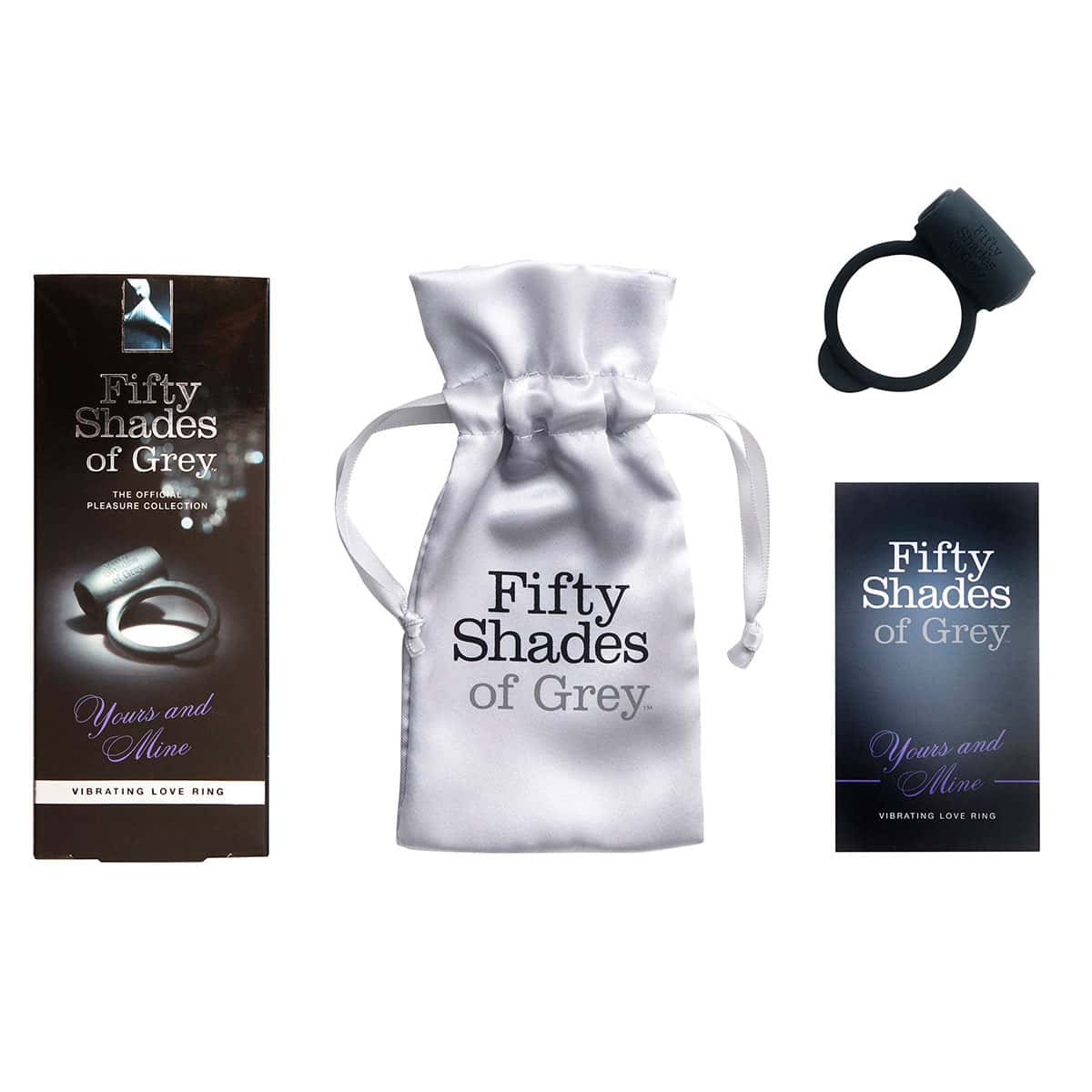 Buy a Fifty Shades Yours and Mine Vibrating Love Ring vibrator.