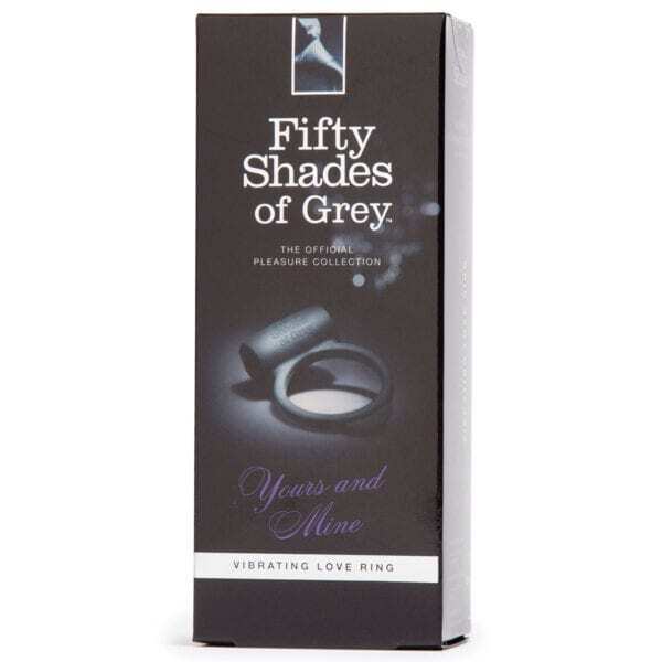 Buy a Fifty Shades Yours and Mine Vibrating Love Ring vibrator.