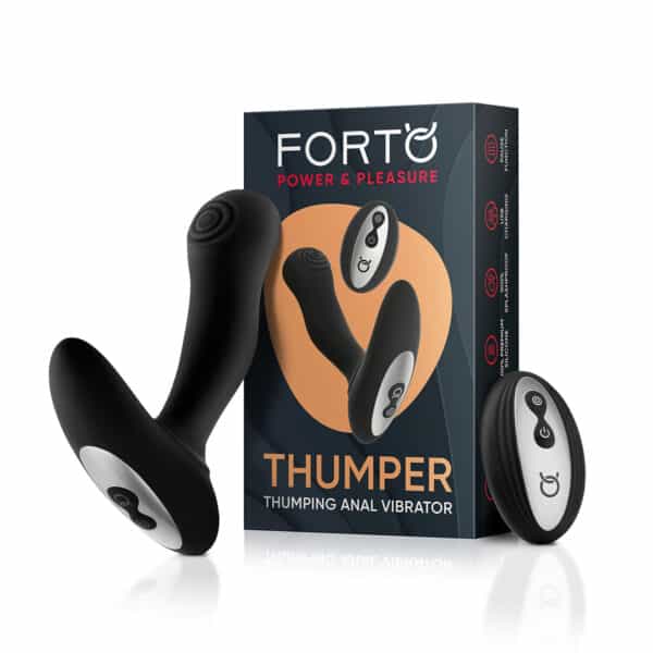 Buy a FORTO Thumper  Black vibrator.