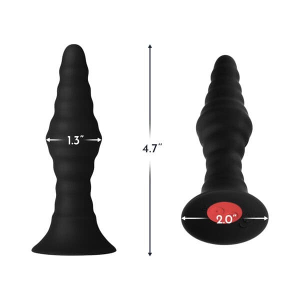 Buy a FORTO Vibrating Small Remote Ribbed Plug vibrator.