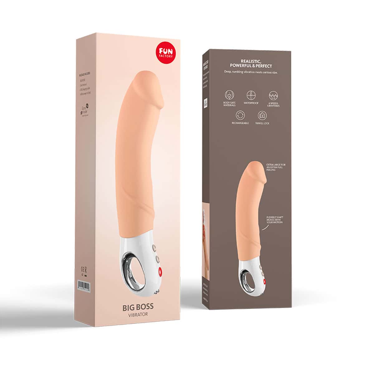 Buy a Fun Factory Big Boss  Vanilla vibrator.