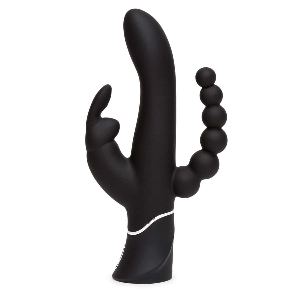 Buy a Happy Rabbit Elite Triple Curve  Black vibrator.