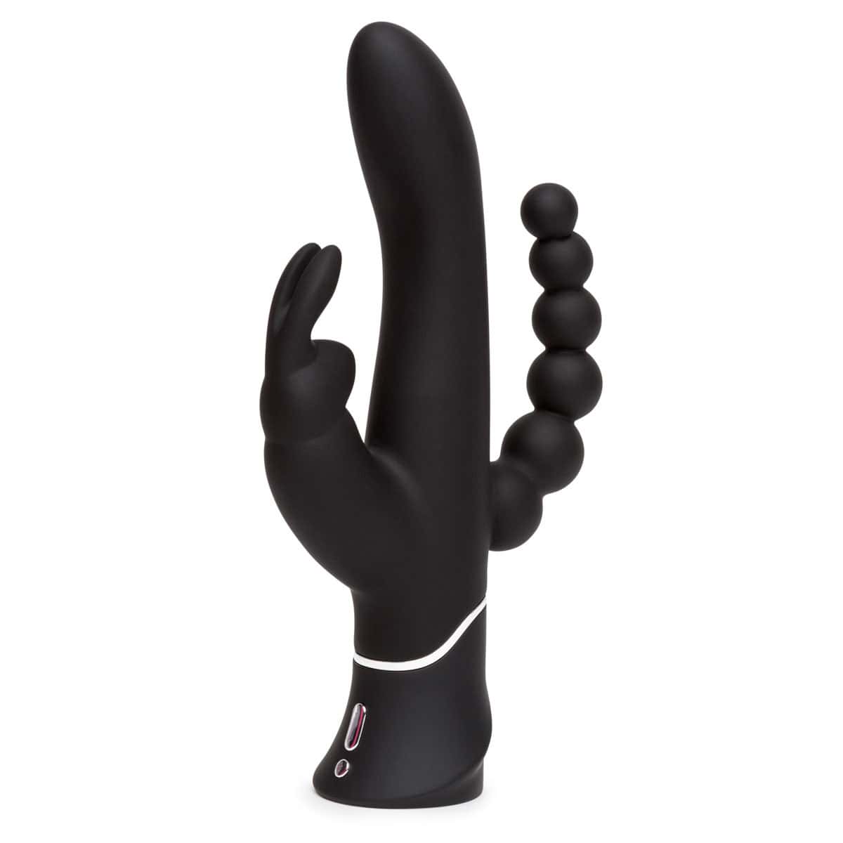 Buy a Happy Rabbit Elite Triple Curve  Black vibrator.