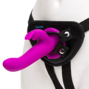 Buy a Happy Rabbit StrapOn Kit  Purple vibrator.