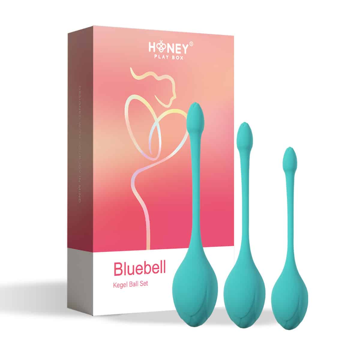 Buy a Honey Play Box Bluebell Floral Weighted Kegel Ball 3Piece Exercise Set vibrator.