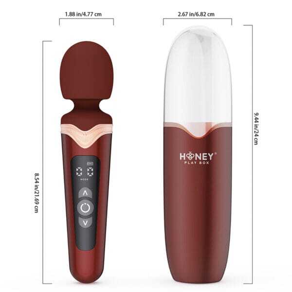 Buy a Honey Play Box Stormi Powerful Wand Massager With Charging Case vibrator.