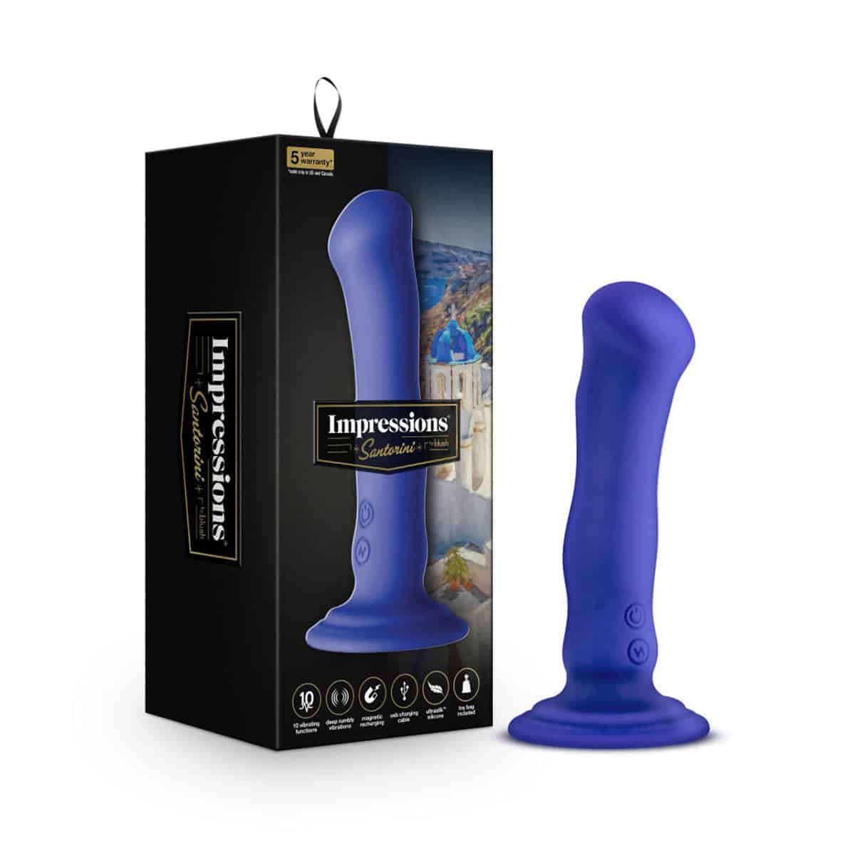 Buy a Impressions Santorini  Blue vibrator.