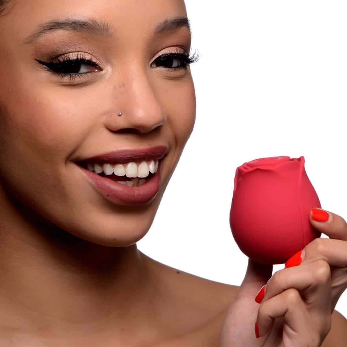 Buy a InBloom Rosales Sucking Vibrator  Red vibrator.