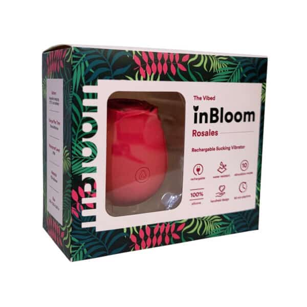 Buy a InBloom Rosales Sucking Vibrator  Red vibrator.