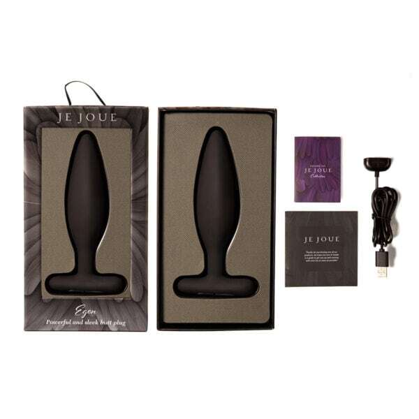 Buy a Je Joue Egon Vibrating Plug  Black vibrator.