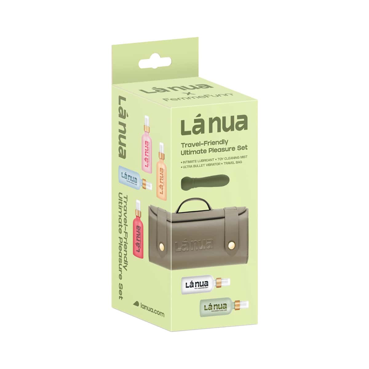 Buy a La Nua Gift Bag 1 Ultra Bullet + 100Ml Mist Toy Cleaner + 100Ml Unflavored WaterBased Lube vibrator.