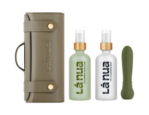 Best la nua gift bag 5 ultra bullet + 100ml mist toy cleaner + 100ml cucumber aloe lube sex toy cleaners by la nua