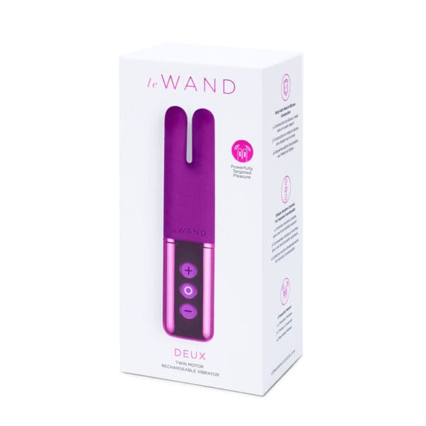 Buy a Le Wand Chrome Deux  Dark Cherry vibrator.