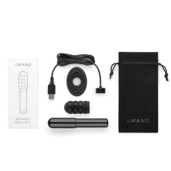 Buy a Le Wand Chrome Grand Bullet  Black vibrator.