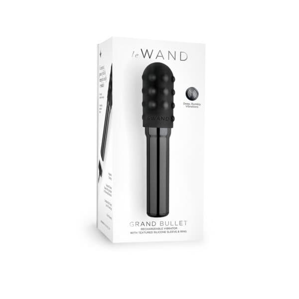 Buy a Le Wand Chrome Grand Bullet  Black vibrator.