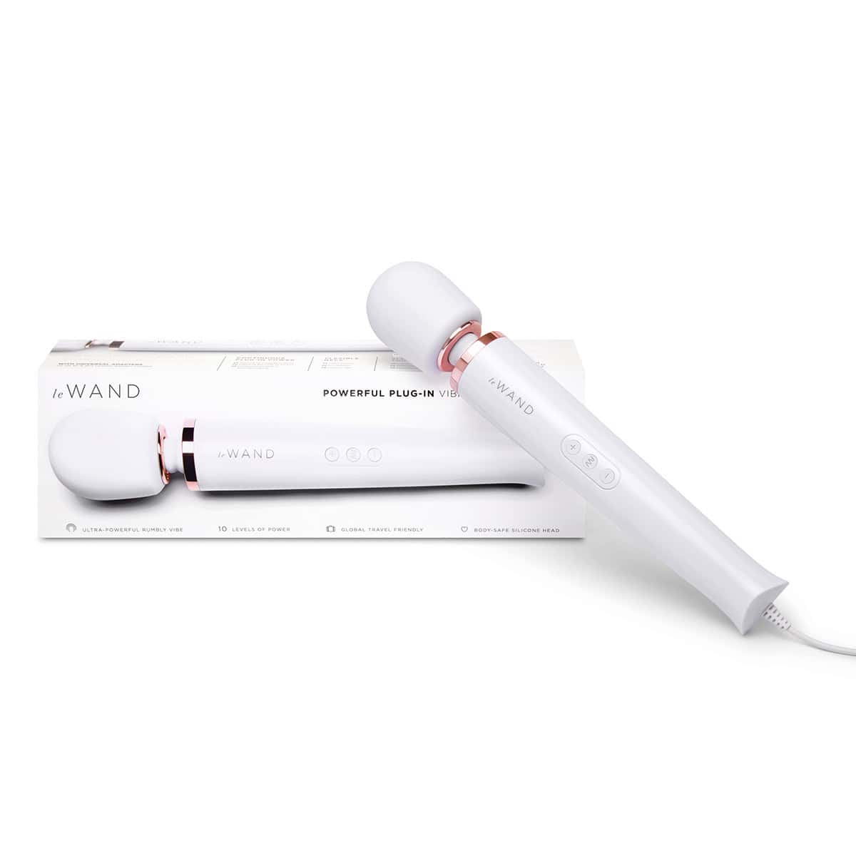 Buy a Le Wand Plugin White vibrator.