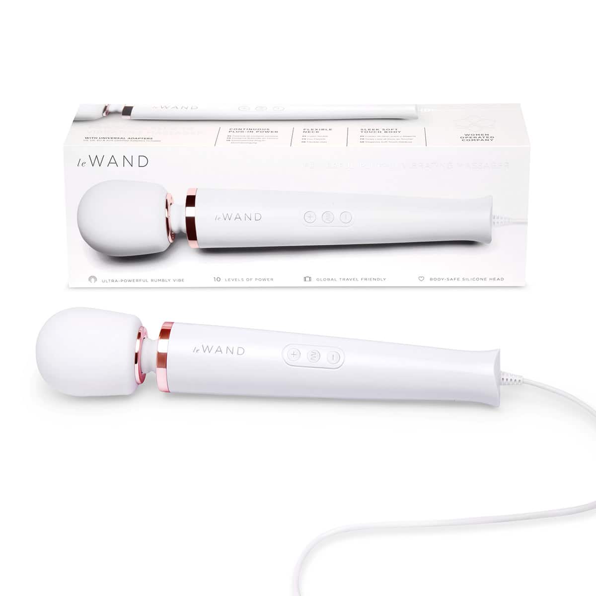 Buy a Le Wand Plugin White vibrator.