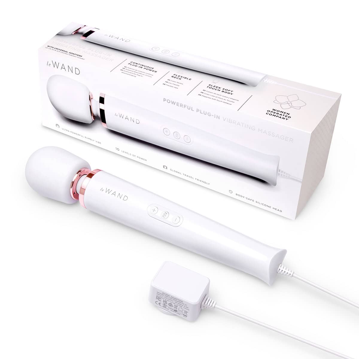 Buy a Le Wand Plugin White vibrator.