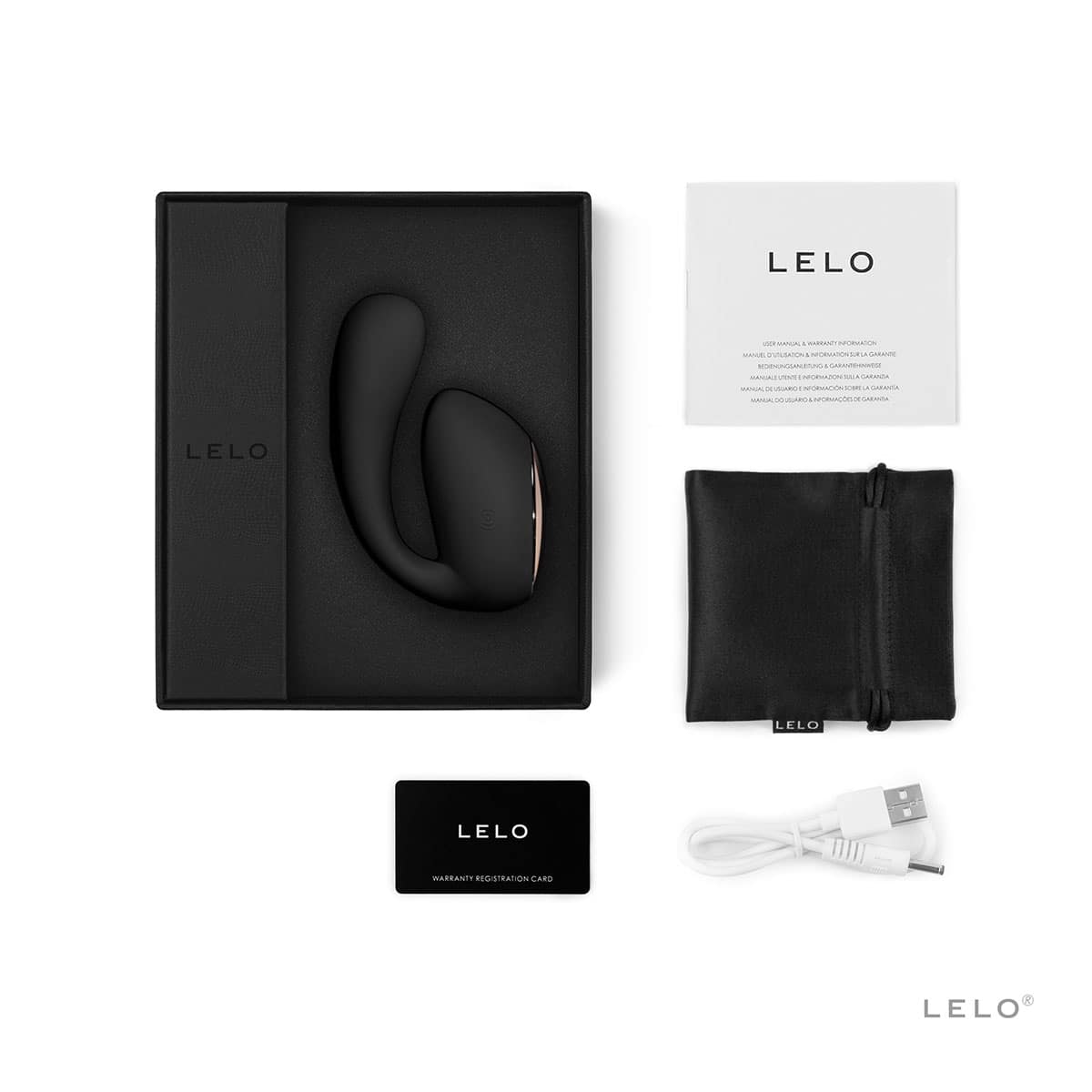 Buy a LELO Ida Wave  Black vibrator.