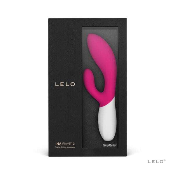 Buy a LELO Ina Wave 2  Cerise vibrator.