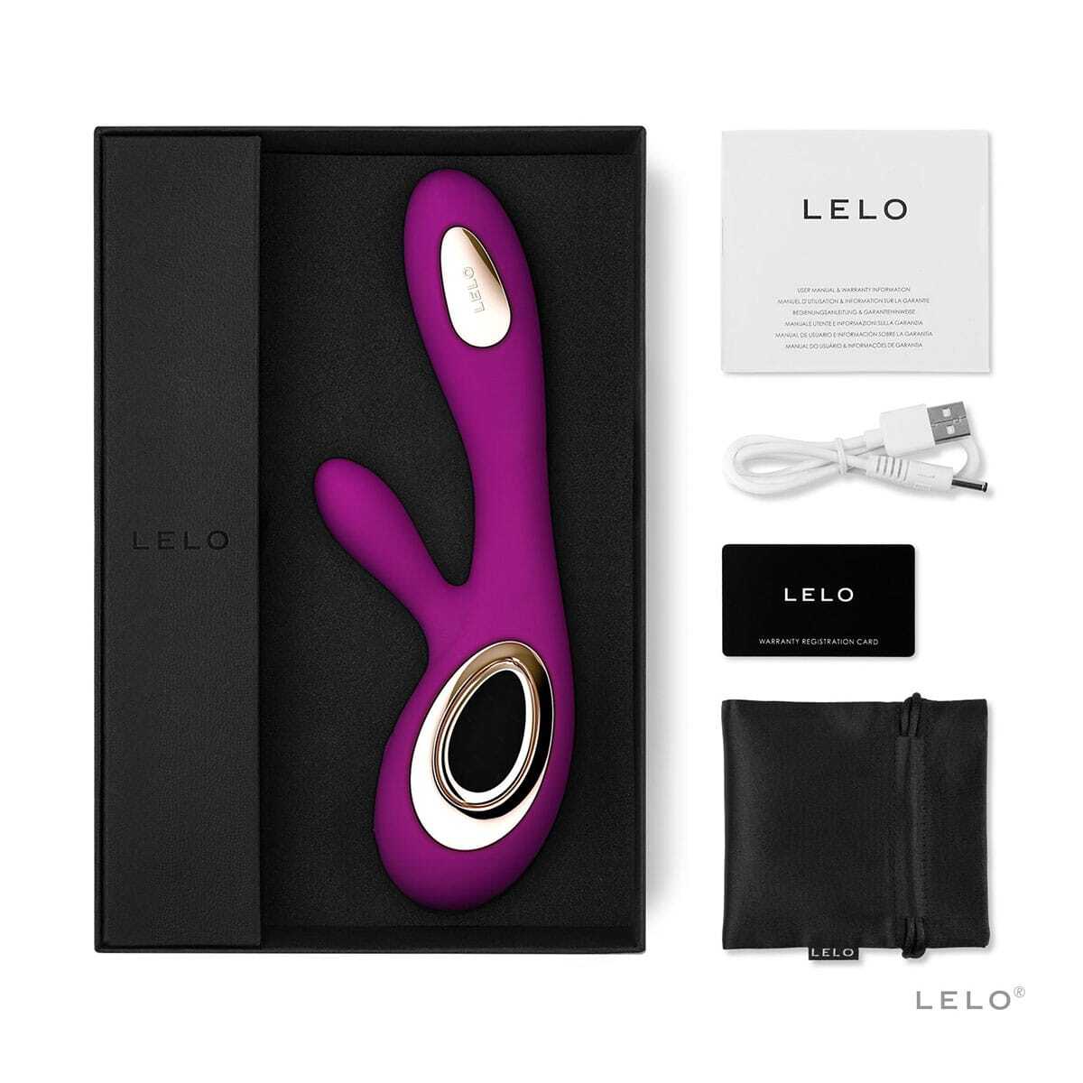 Buy a LELO Soraya Wave  Deep Rose vibrator.