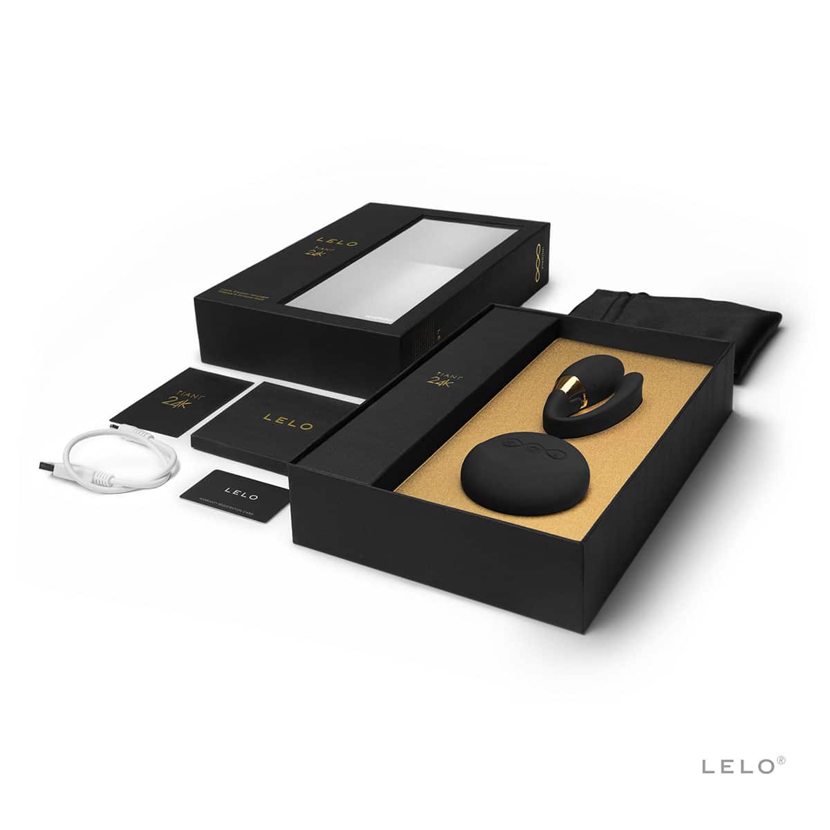 Buy a LELO Tiani 24K  Obsidian Black vibrator.