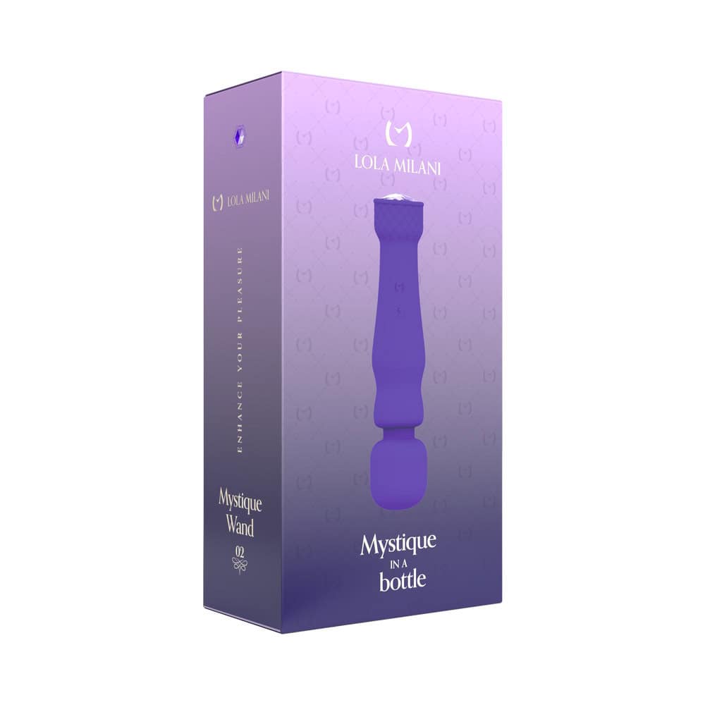 Buy a Lola Milani Mystique Wand Purple vibrator.