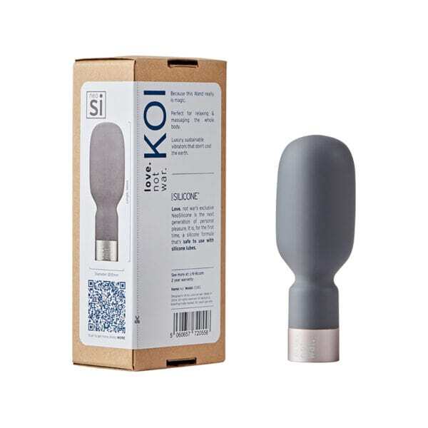 Buy a Love Not War Koi Head  Grey vibrator.