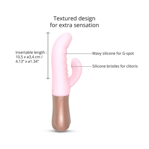 Buy a Love to Love Sassy Bunny Vibrator  Baby Pink vibrator.