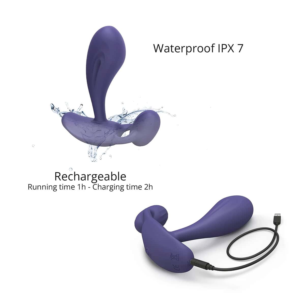 P-Spot Vibrator  Midnight Indigo vibrator.