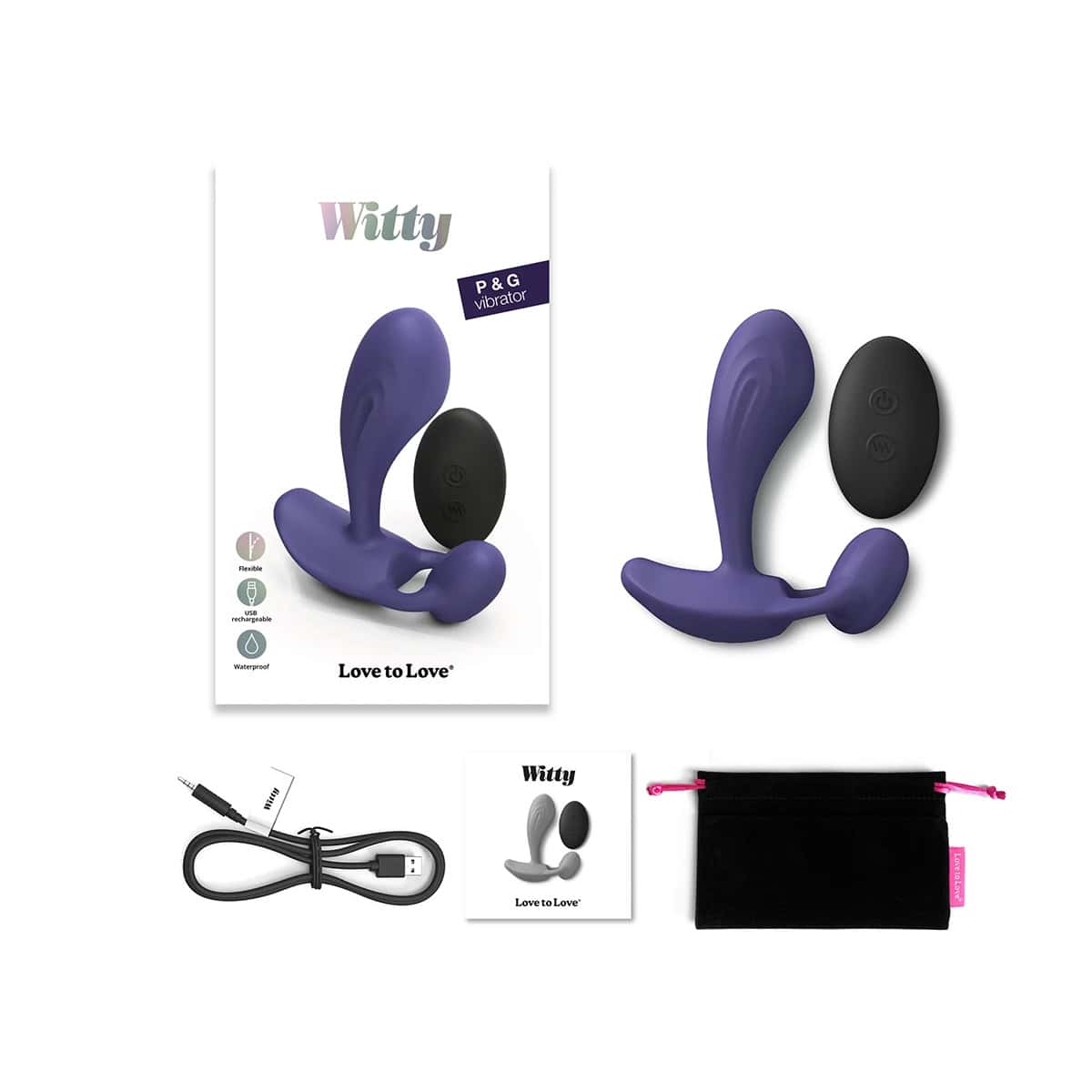 P-Spot Vibrator  Midnight Indigo vibrator.