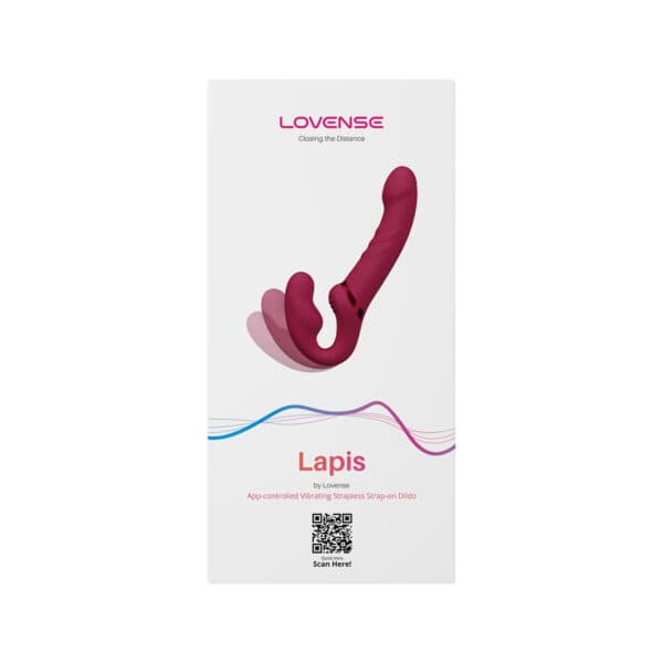 Buy a Lovense LapisVibrating Strapless StrapOn vibrator.