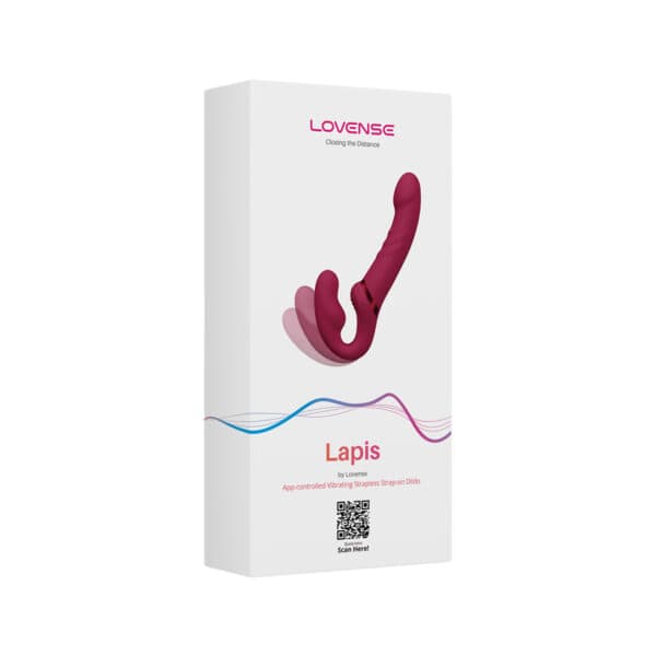 Buy a Lovense LapisVibrating Strapless StrapOn vibrator.