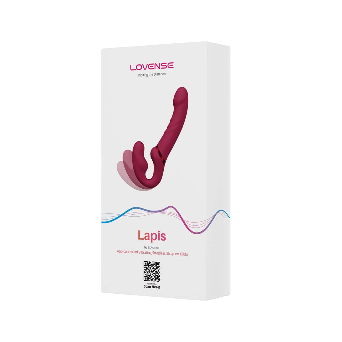 Buy a Lovense LapisVibrating Strapless StrapOn vibrator.