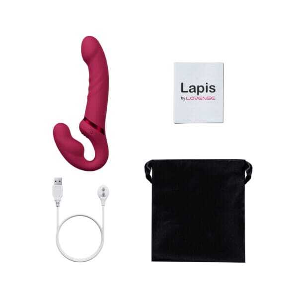 Buy a Lovense LapisVibrating Strapless StrapOn vibrator.