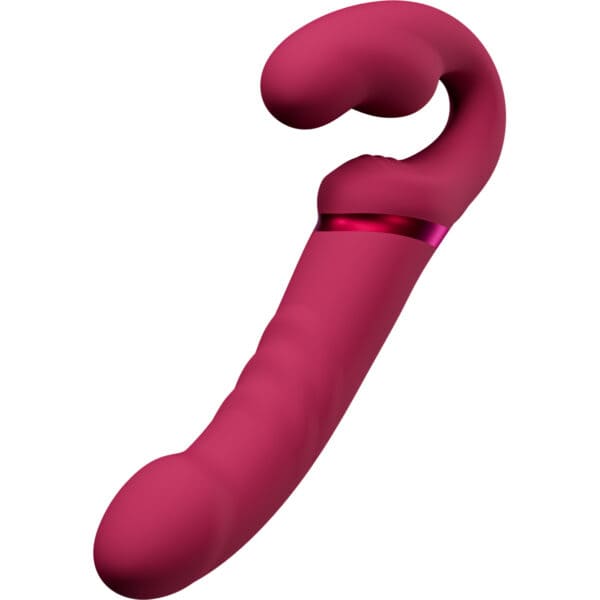 Buy a Lovense LapisVibrating Strapless StrapOn vibrator.