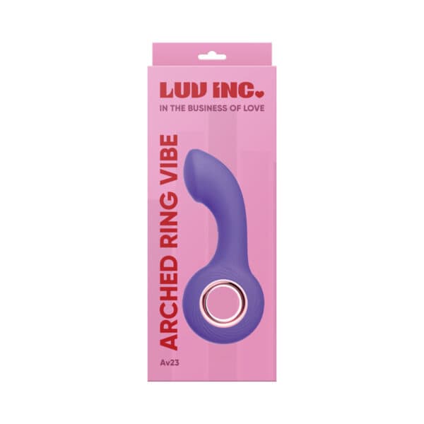 Buy a Luv Inc Av23: Arched Ring Vibe Purple vibrator.