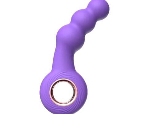 Buy a luv inc br15: beaded ring vibe purple vibrator.