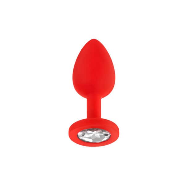 Buy a Luv Inc Jeweled Plug Small  Red vibrator.