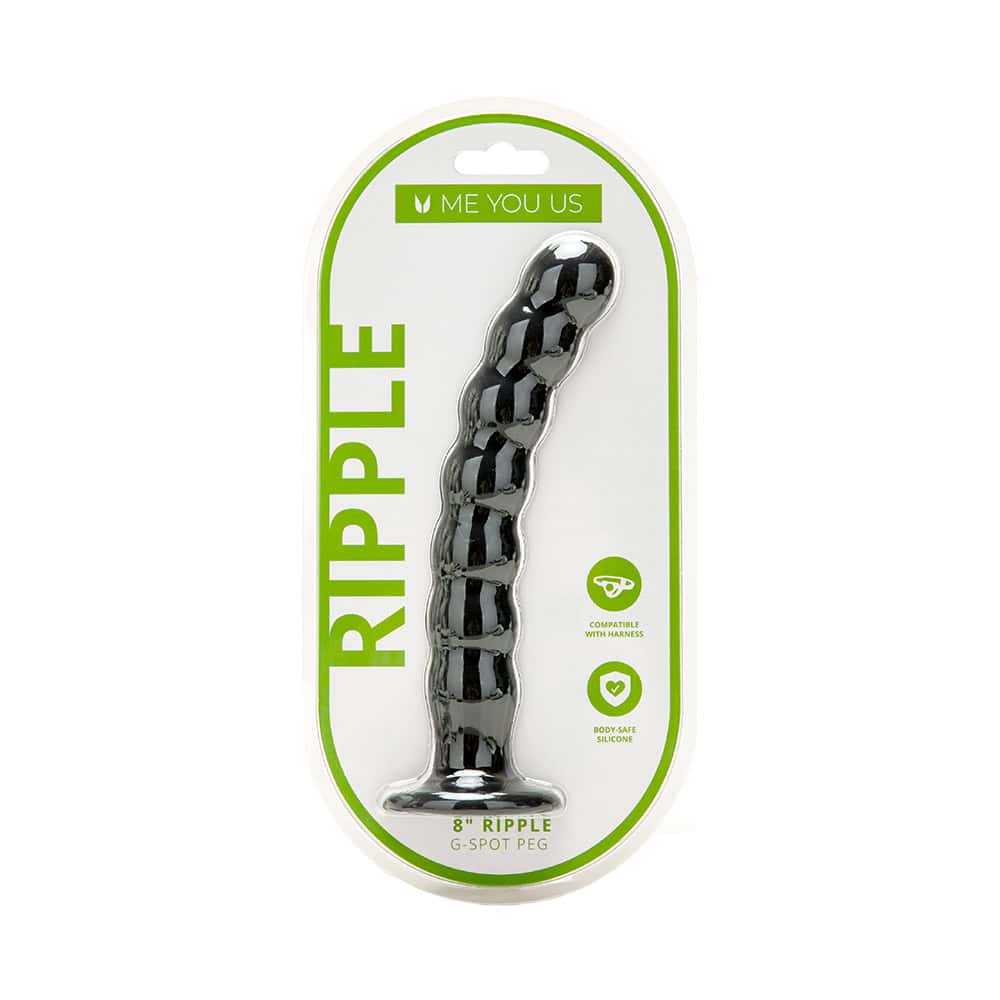 Buy a Me You Us 8in Ripple G-Spot Peg vibrator.