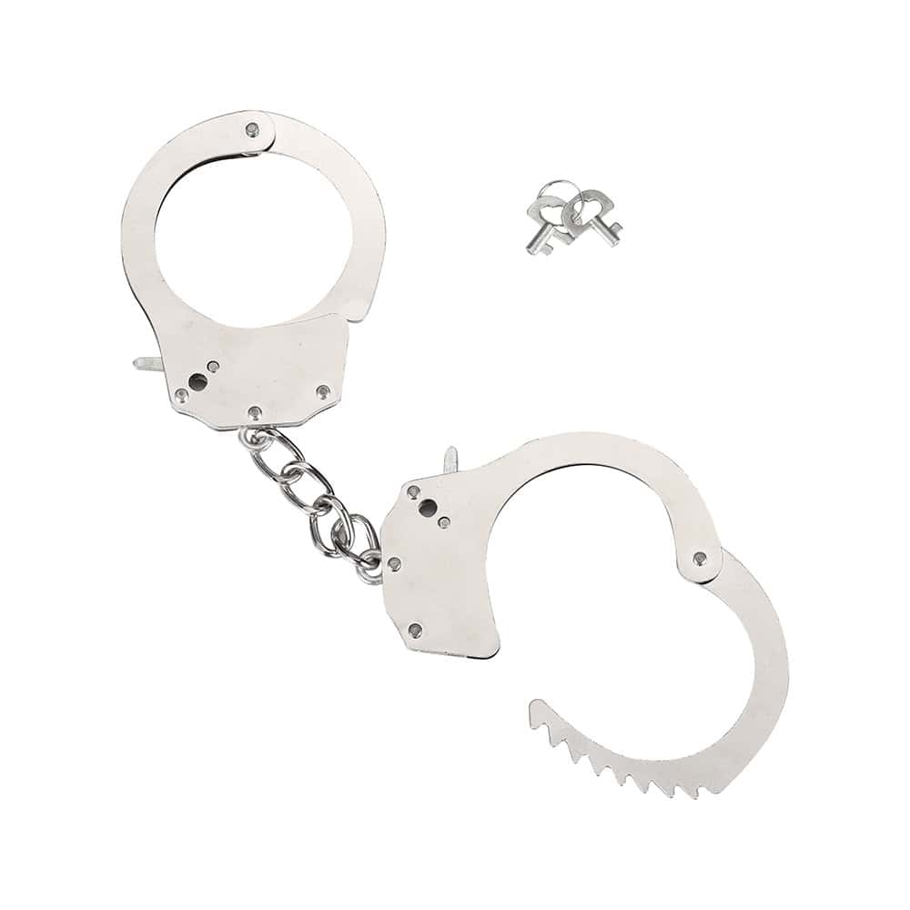 Buy a Me You Us Heavy Metal Handcuffs Silver vibrator.